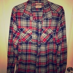 Men’s Red/Navy Flannel